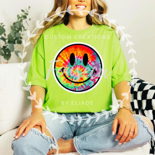 Tie Dye Smiley Face Pre-Order