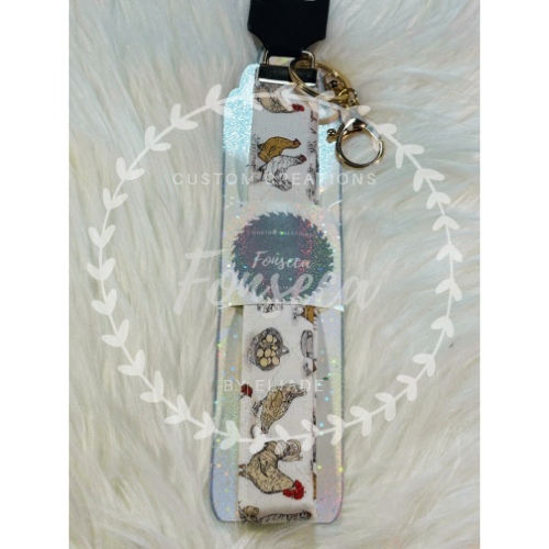 Custom Quilted Keychain Wristlets