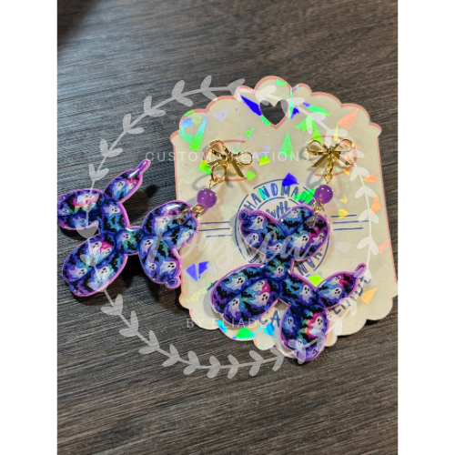 Custom Shrink Wrap Earring  Designs