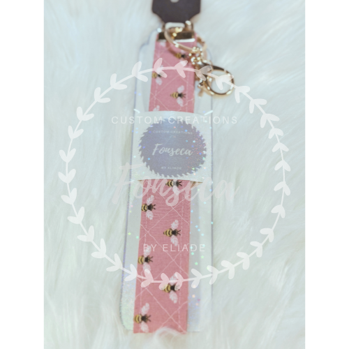 Custom Quilted Keychain Wristlets