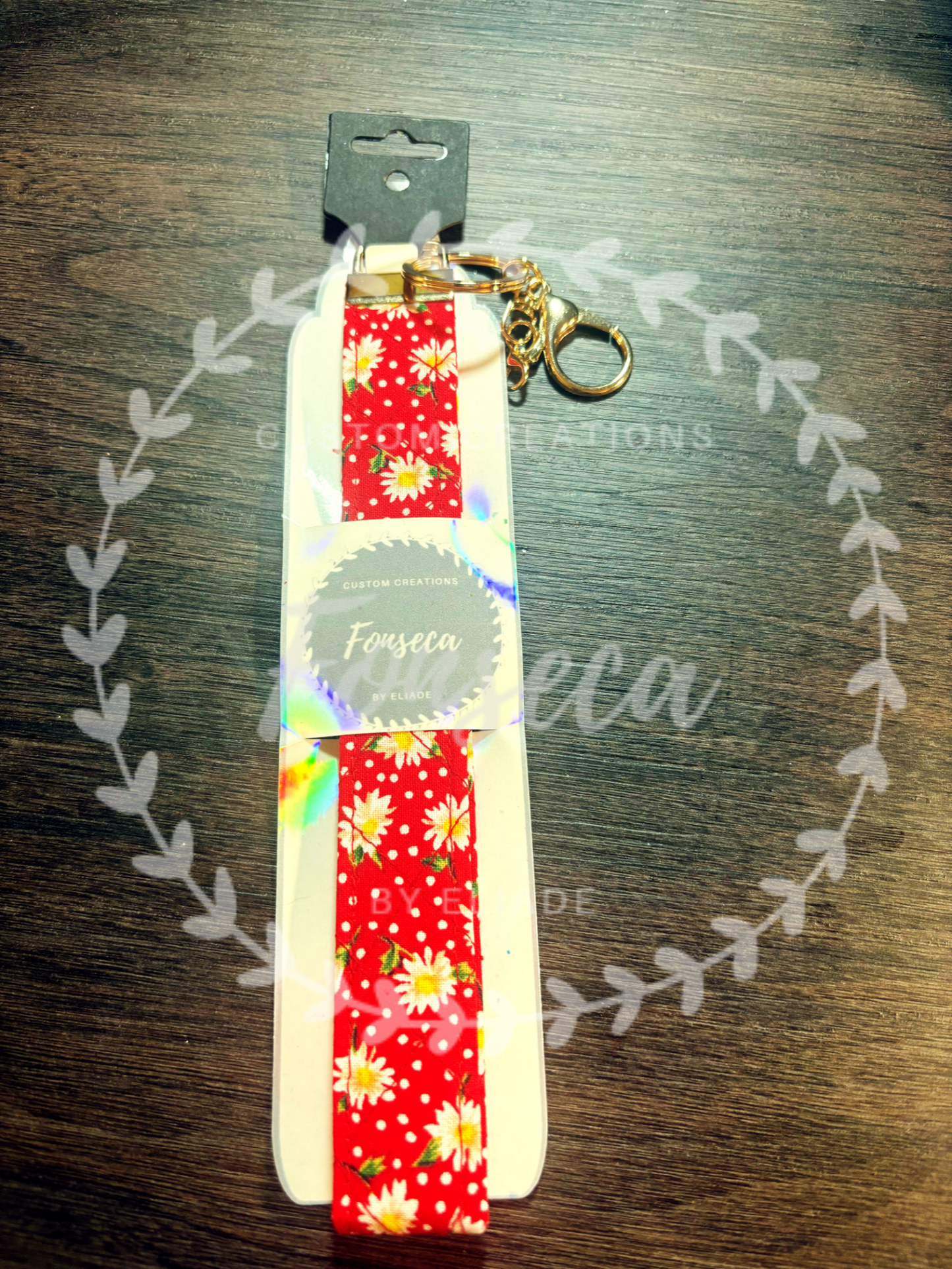 Custom Quilted Keychain Wristlets