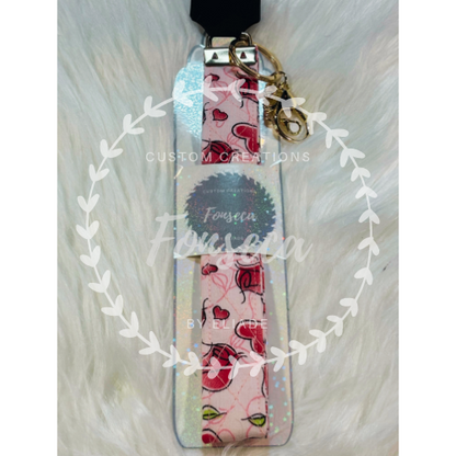 Custom Quilted Keychain Wristlets
